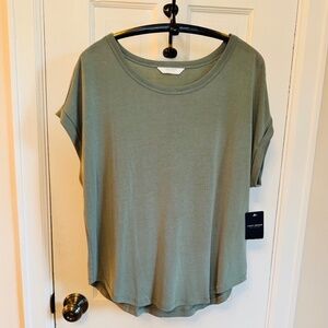 Lucky Brand Short/Cap Sleeve Top (size small)